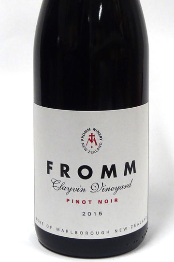 Fromm 2015 Marlborough "Clayvin Vineyard" Pinot Noir